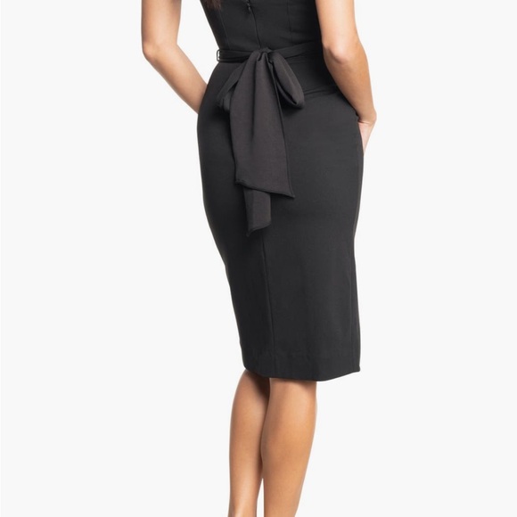 Dress the Population size medium black Alessia dress. - Picture 3 of 16